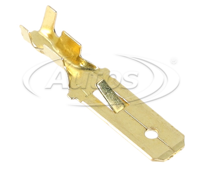 Konektor FASTON - kolík 6,3mm s jazýčkem 14mm