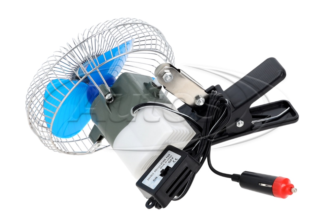 Ventilátor 24V / 200mm - 21W s klipem, kabel 1,2m