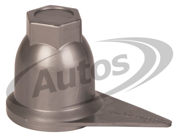 Kryt matice kola 32mm s indikátorem uvolnění - šedý plast