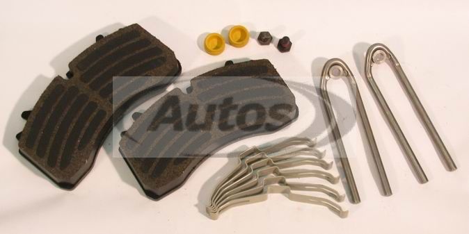 Deska brzdová 29162 Wabco 210x109x31  ZN SAF SK2243, DAF, RVI, WABCO PAN 22-1