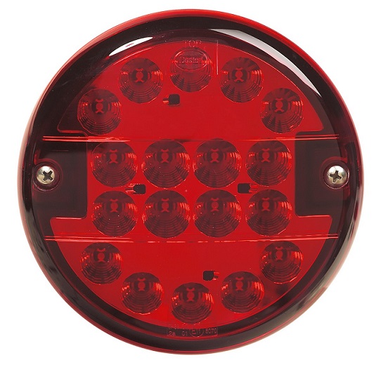 Svítilna mlhová zadní 9V/33V 18xLED kulatá pr.140x71,5mm