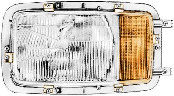 Světlomet hlavní se směrovým světlem, H4, P21W, P MERCEDES NG