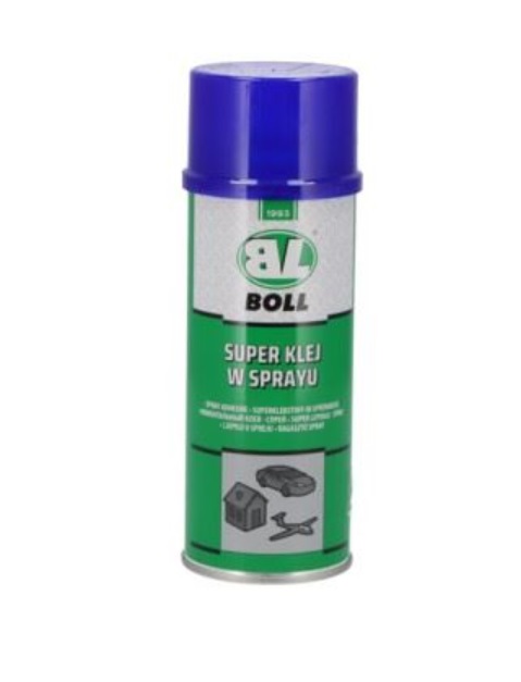 Lepidlo ve spreji na plasty, plachty, kůži BOLL 400ml