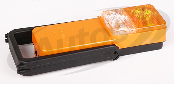 Svítilna výstražná bílo-oranžová pro ADR/GGVS  /100x280x60/