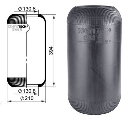 Vlnovec pérování - guma VOLVO, MERCEDES, MAN DAF, RVI IVECO, NEOPLAN, KAESBOHRER