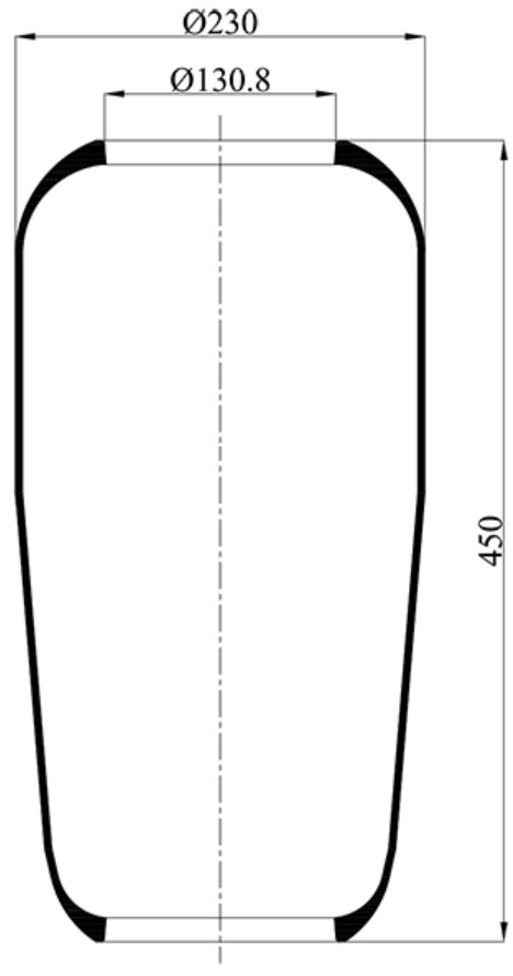 Vlnovec pérování - guma MAN  M90, F90, L2000 M2000, F2000