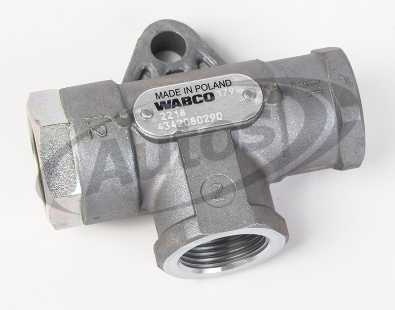 Ventil dvoucestný 10bar, M22x1,5 VOLVO FH, IVECO, BPW, MERCEDES, RVI, MAN, SCANIA