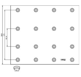 Obložení brzdové 19932.1 Textar 203x415 SCANIA 94,114,124,144 od 08.1996
