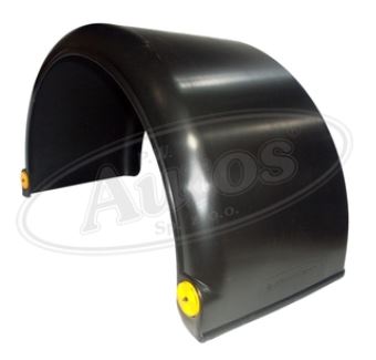 Blatník zadní kulatý 480x1670x500 s odrazkou 8 R17,5" 19,5" 8,5 R17,5" 205/75 R17"    