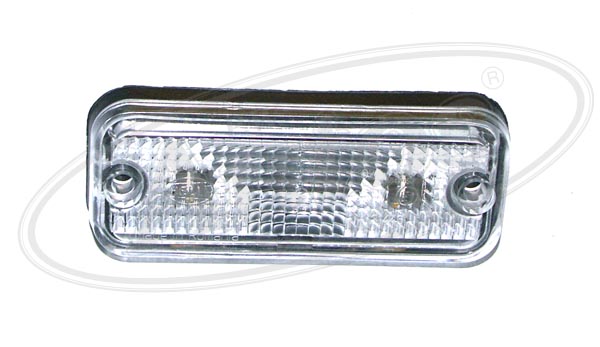 Svítilna poziční střešní 116x43 24V/5W bílá DAF,MERCEDES, VOLVO