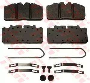 Deska brzdová 29088/ 29091 Trw 175x86x26 WABCO Pan-17 IVECO, MAN, RVI, DAF