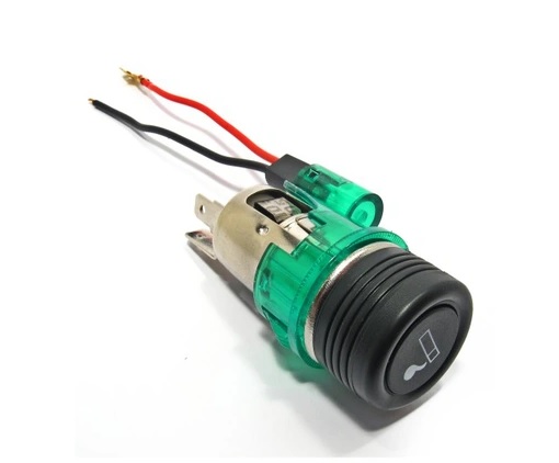 Zásuvka zapalovače podsvětlená 12V typ FIAT