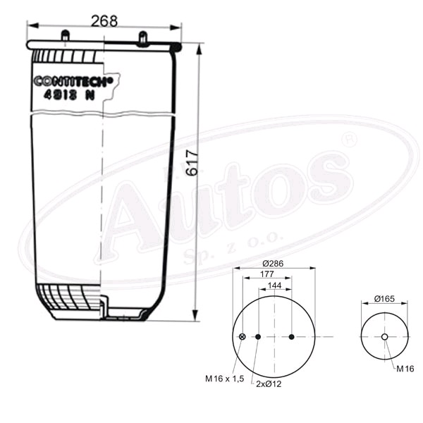 Vlnovec pérování 4913NP04 bez zvonu ZN SCANIA 94,114,124,144