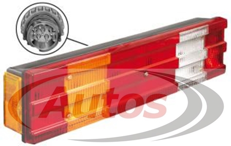 Svítilna zadní 7-dílná L MERCEDES Actros, Atego, Axor,