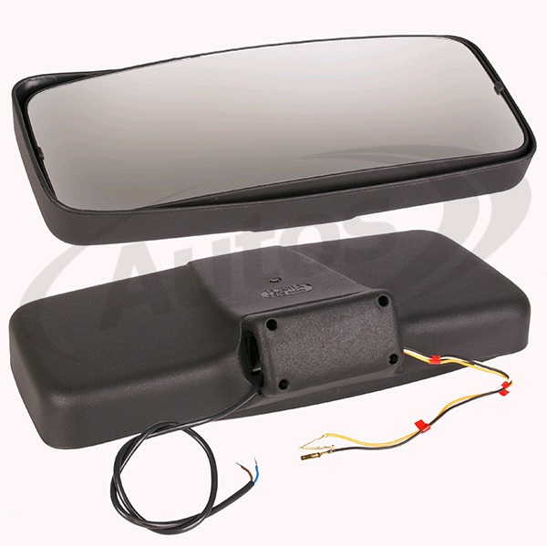 Zrcadlo hlavní 24V 480x200 L/P RVI Premium, Magnum