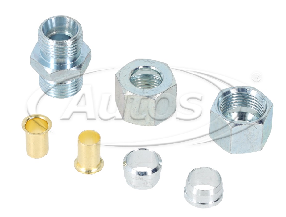 Spojka přímá - šroubení PA12/12 s vložkou