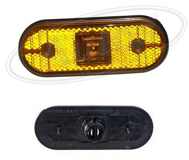 Svítilna poziční 24V/40x115 LED ADR oranžová