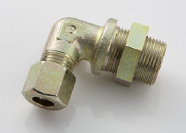 Koleno vzduchové M16x1,5/PA 12matice/ převlečná matice