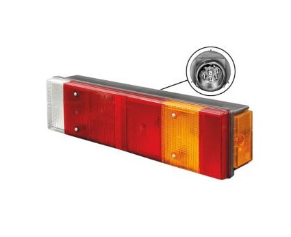 Svítilna zadní 7-dílná P MAN E2000, M2000, L2000, F90, M90