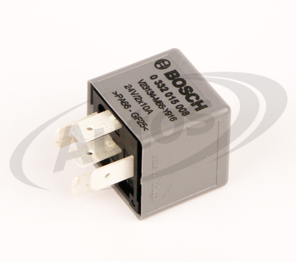 Relé spínací 24V 2x10A MAN, RVI, MERCEDES, SCANIA