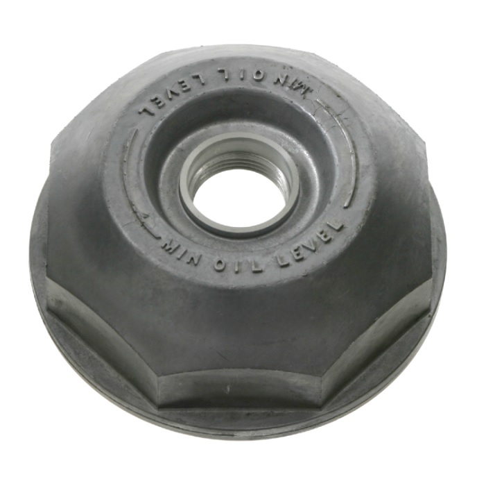 Víčko náboje kola M115x2/M30x2/ 62x128,5x115 PN VOLVO FH16, FL6, FM7, FM9