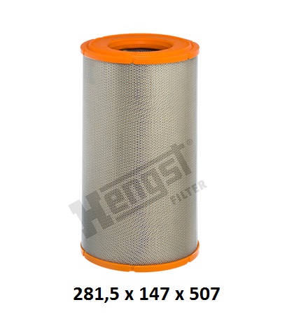 Filtr vzduchu E702L DAF XF95, XF105, CF85, SOLARIS Vacanza