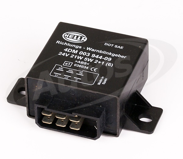 Relé směrových světel 24V / 6 pin / 3x21W+5W+2x3W 