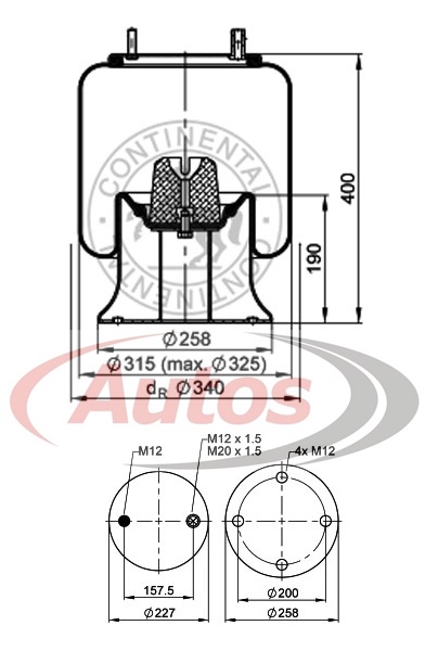 Vlnovec pérování 4159NP03 CONTI MERITOR
