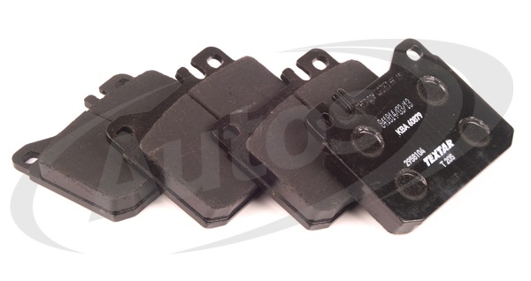 Deska brzdová 29581 Textar 89,8x73,6x15 MERCEDES Unimog