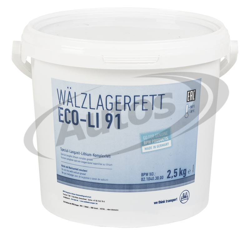 Tuk mazací - mazivo ložisek BPW ECO-Li91 /od -20°C do +160°C modrý, 2,5 kg