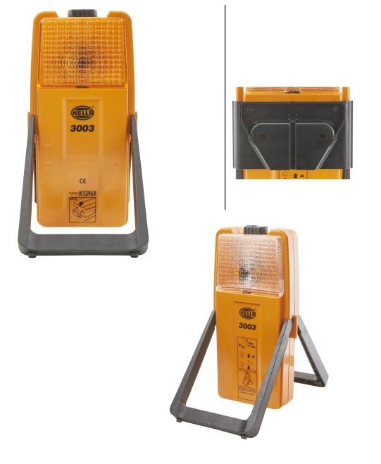 Svítilna výstražná bílo-oranžová 6V/ B2/4W pro ADR