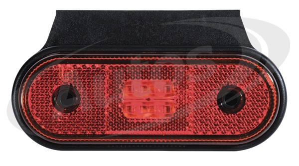 Svítilna poziční FT20C+K/12V-30V/120x46 LED červená s držákem