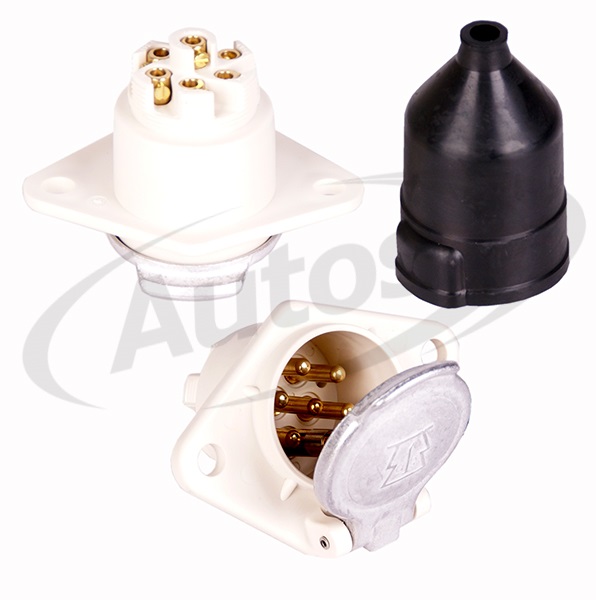 Zásuvka elektrická 24V/7pin ABS/EBS typ-S