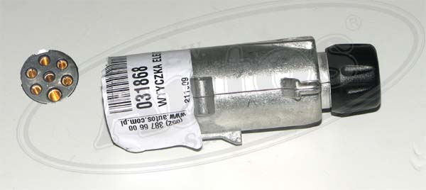 Zástrčka elektrická 24V/7pin typ-N/ kovová