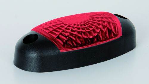 Svítilna poziční 12V/30V LED červená s kabelem 0,5m