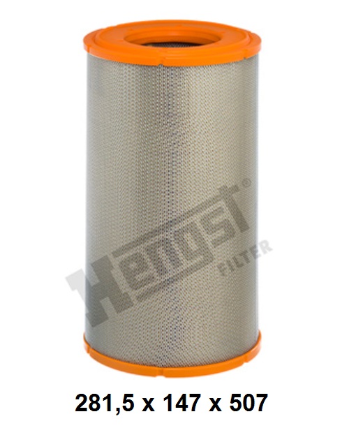 Filtr vzduchu E702L DAF 95XF 380-530, CF75, CF85, XF95