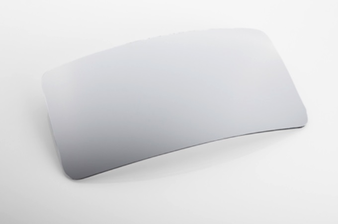 Sklo zrcadla rampového R400 253x150x3 SCANIA 124,144