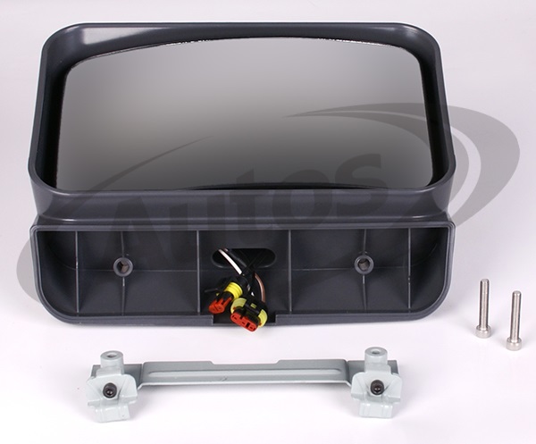 Zrcadlo rampové 24V R300 284x185x80 IVECO E.Tech, E.Star, E.Trakker, Stralis