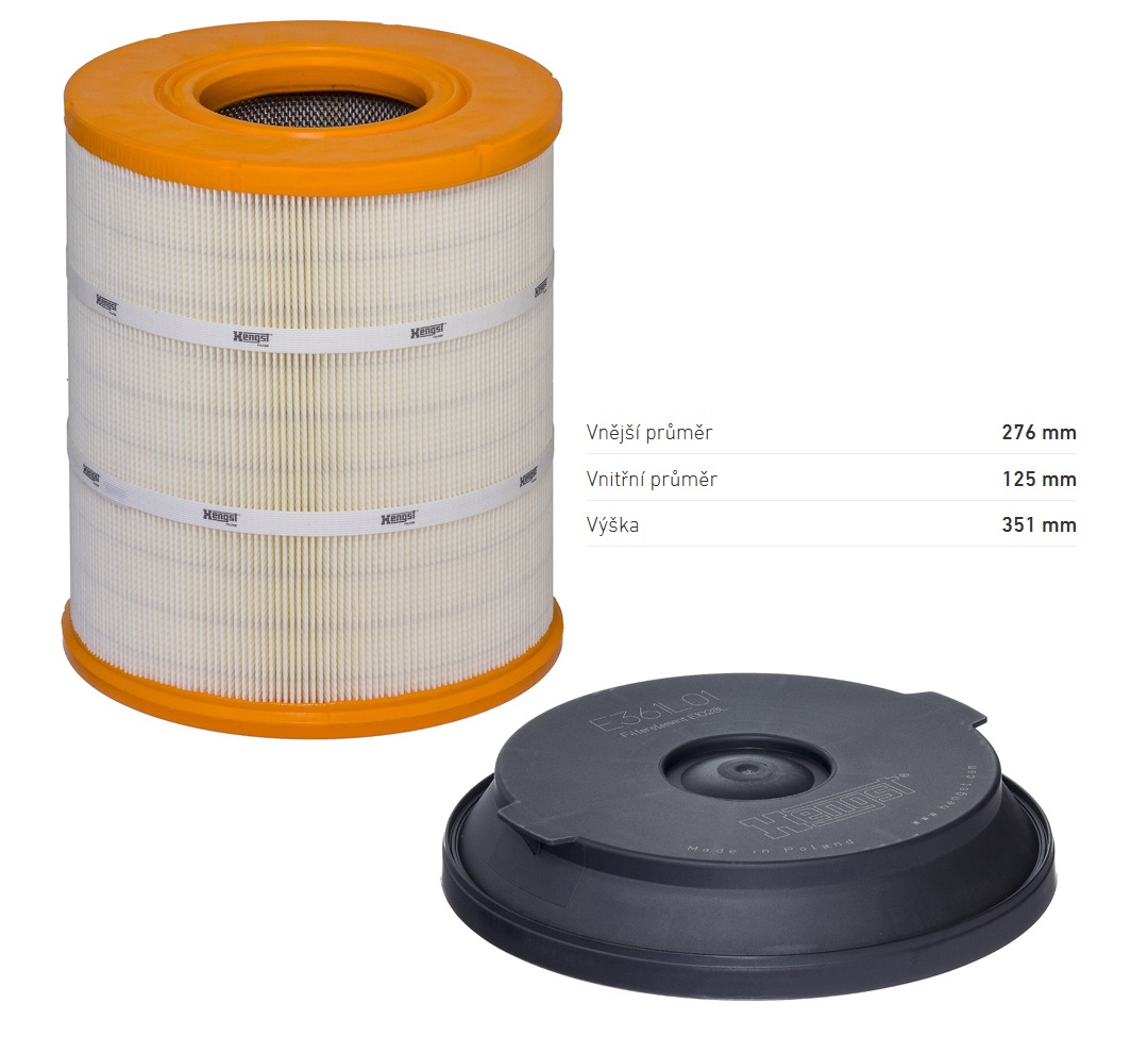 Filtr vzduchu MERCEDES Atego do 10.2004,Axor do 2005, Atego 2/ Axor 2 od 2004