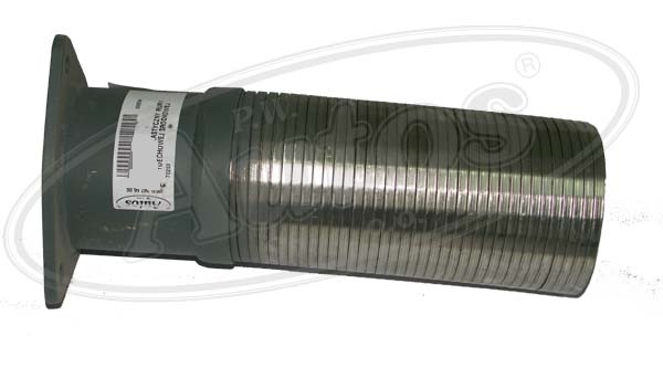 Trubka výfuku - pružný díl s koncovkou 350mm DAF 95 od 08.1990