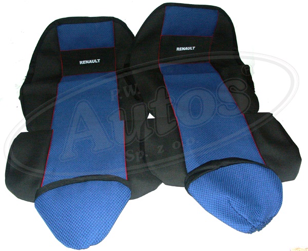 Potah sedadla - sada 1+1 modrý RVI Premium