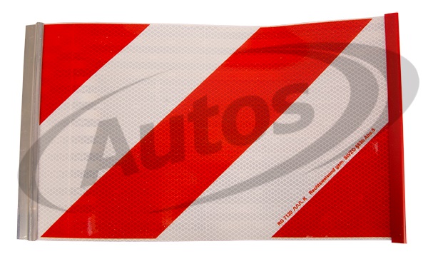 Tabulka reflexní NADMĚRNÝ NÁKLAD L/P na zadní čelo - sada 2ks ,bílá-červená