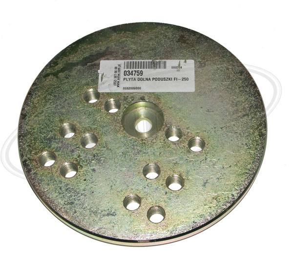 Deska vlnovce pérování pr.250mm/ 4xM16 BPW typ 36