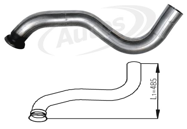 Trubka výfuku přední MERCEDES Atego OM904LA 122/152/170 Low Cost