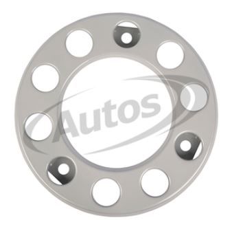 Kryt matic kola 10 děr - prázdný střed, šedý, plech