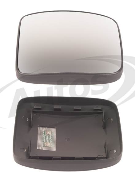 Sklo zrcadla širokoúhlé 24V R400 177x167x38  MAN TGA, TGL, TGM