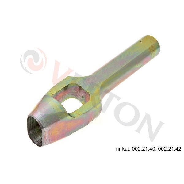 Děrovadlo/raznice ok plachet návěsů a přívěsů, oválné pr.22x42mm