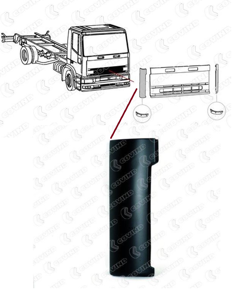 Roh kabiny vnější P IVECO E.Tech