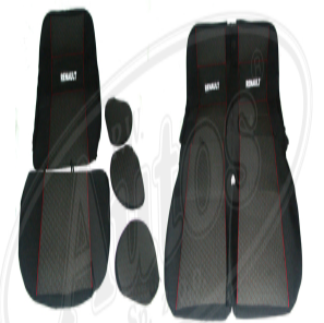 Potah sedadla - sada 1+2 šedý RVI od 2011