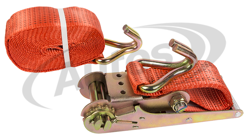 Pás upínací 10t/75mm/ 8m klasik ráčna, červený